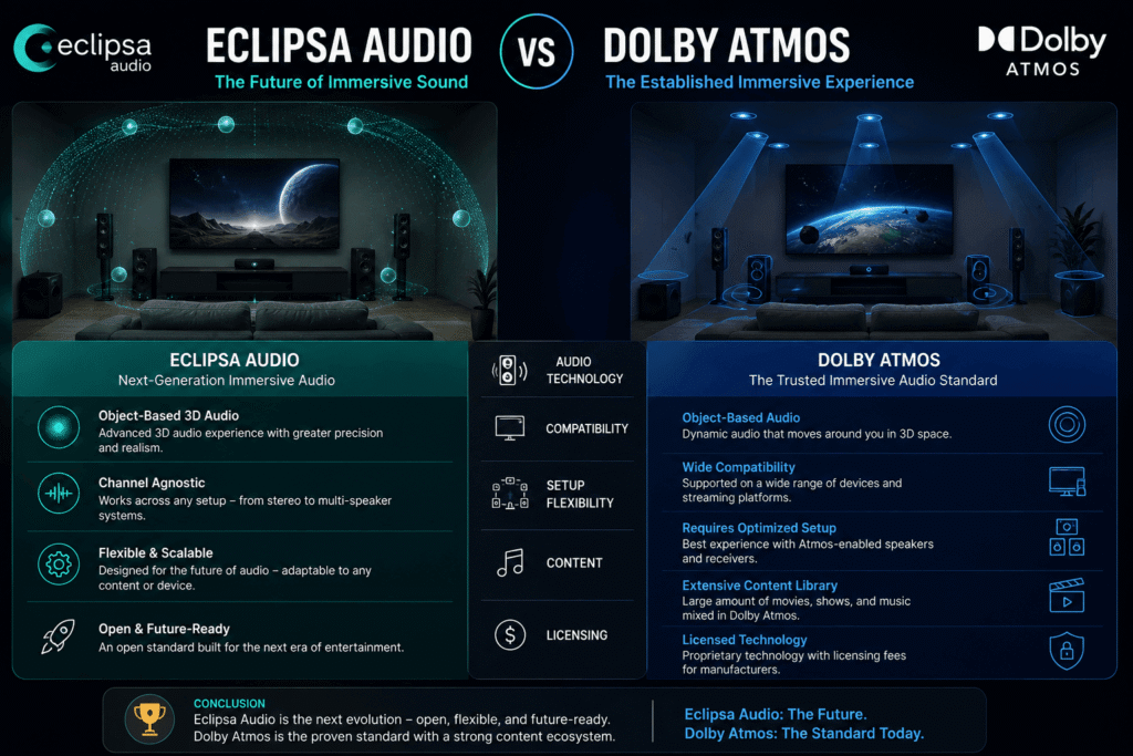 Eclipsa Audio vs Dolby Atmos