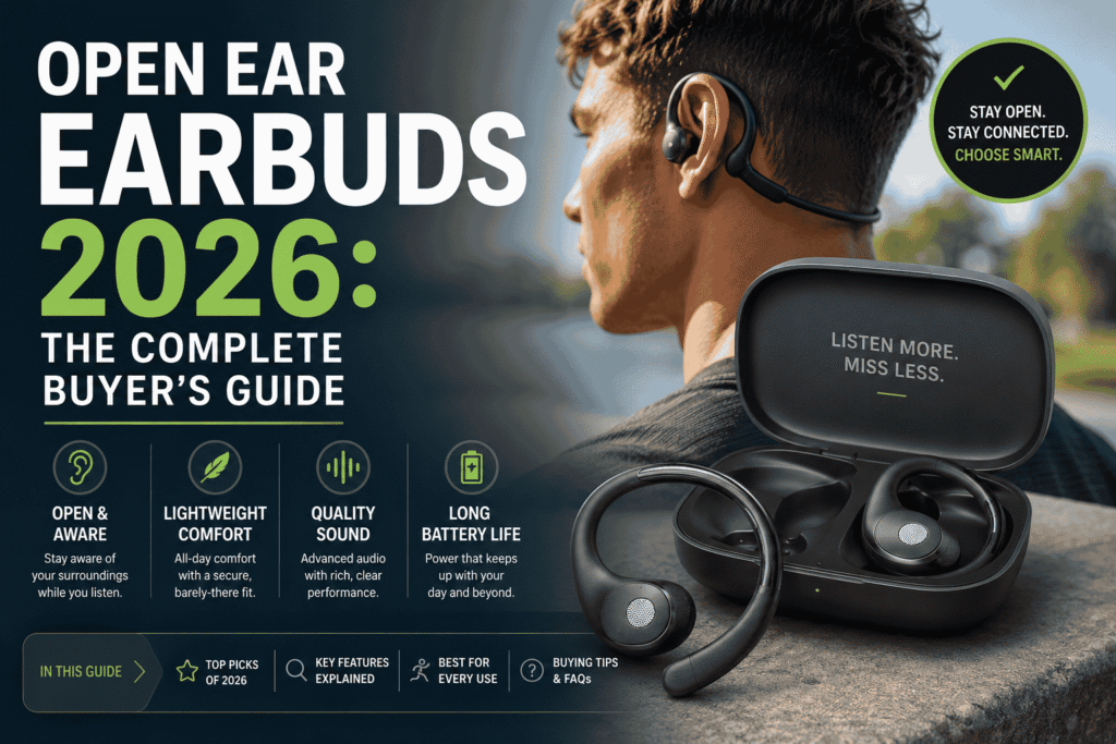 Open Ear Earbuds 2026