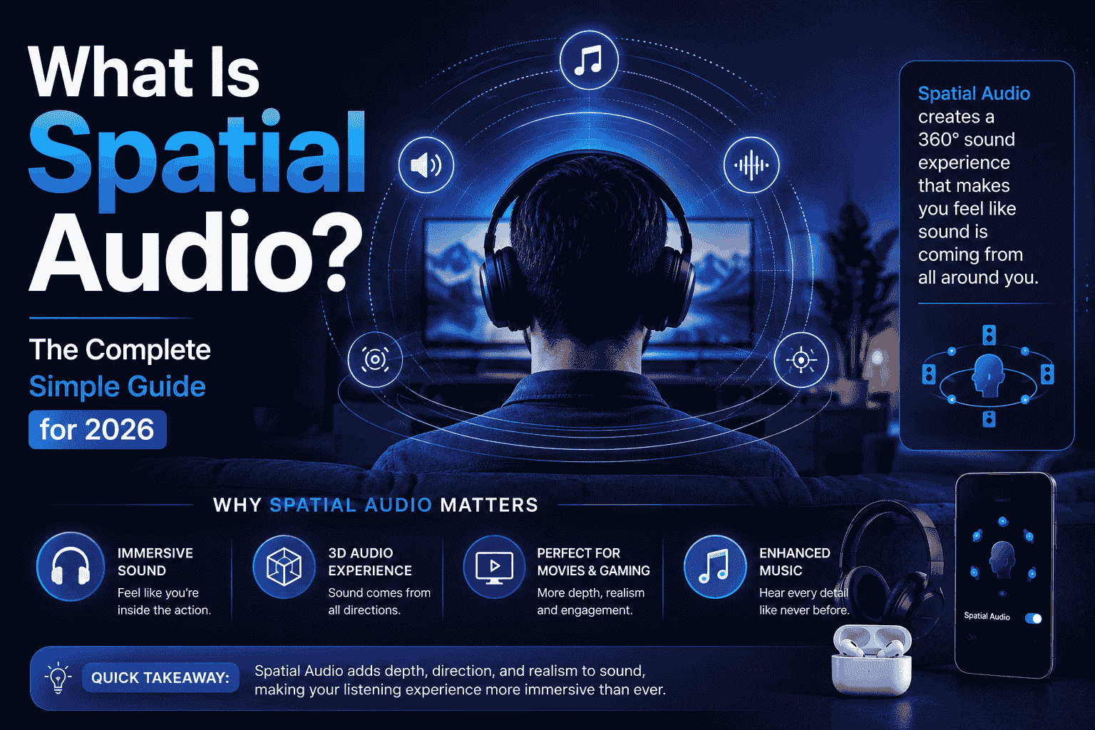 What Is Spatial Audio — How the Technology Actually Works