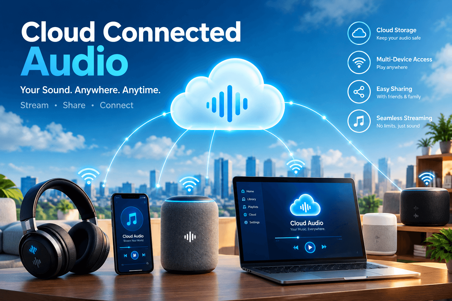 Cloud Connected Audio